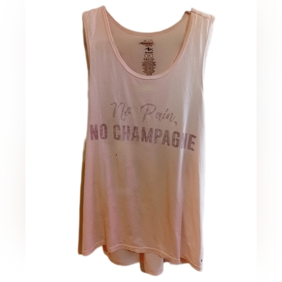 Cream Tank Top with Motivational Print - Picture 3 of 5